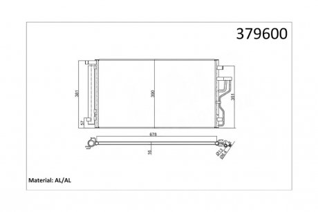 Радиатор кондиционера Hyundai IX35, Kia Sportage OTO RADYATOR Kale 379600