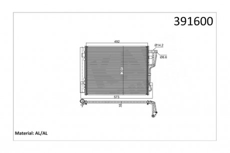 Радіатор кондиціонера Hyundai I30, Kia CeeD, CeeD Sw, Pro CeeD OTO RADYATOR Kale 391600