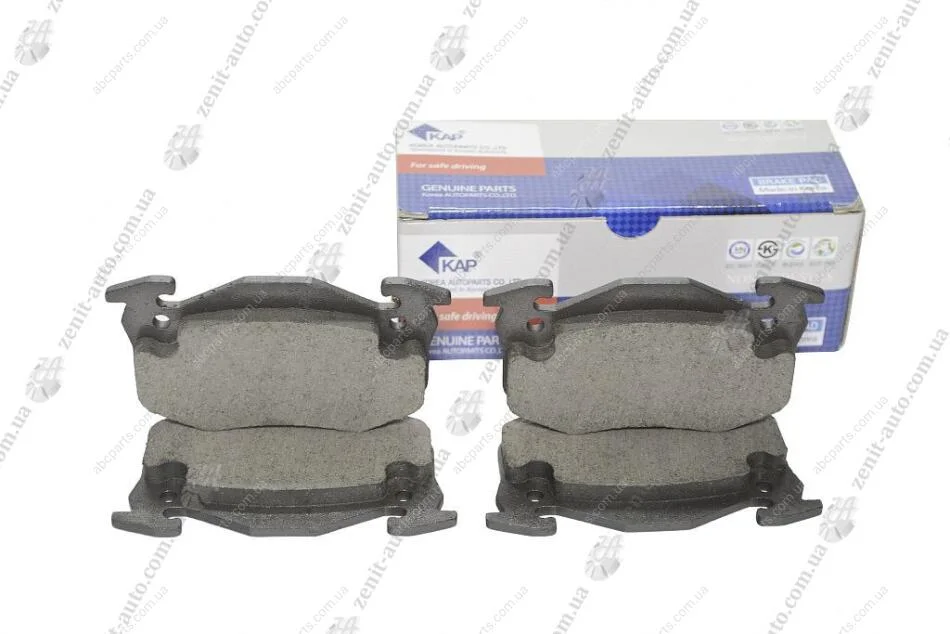 Колодки гальмівні диск зад (4251.04) Peugeot 206, 306/Renault Clio, Megane (97-) KAP KAP (KoreaAutoParts) E07PADFR00151 (фото 1)