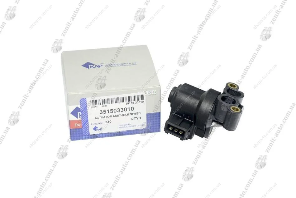 Накінечник кермовий лів (56820-1W000) Rio(11-) KAP KAP (KoreaAutoParts) K07ENDSDYED18 (фото 1)