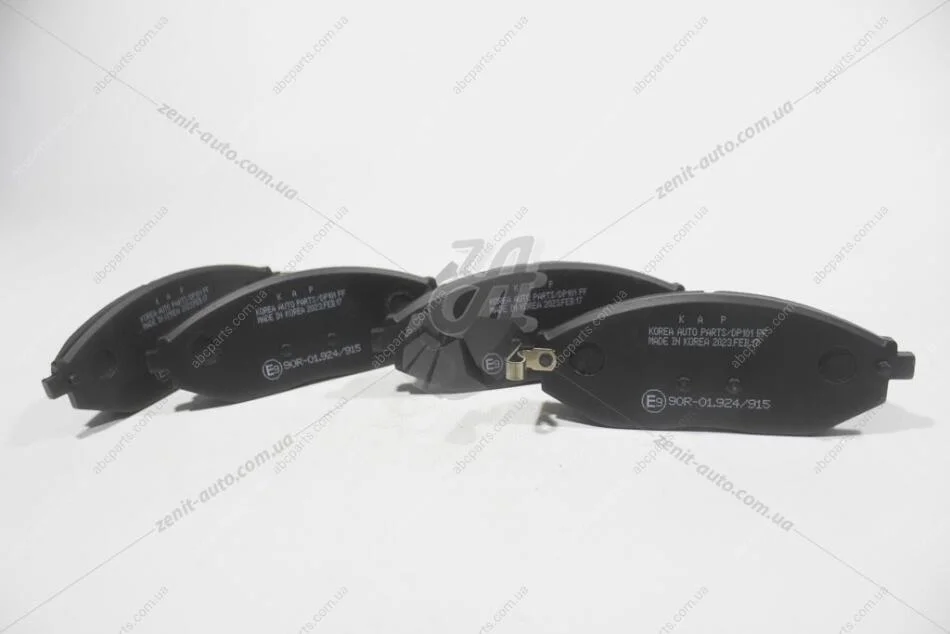 Колодки тормозные Spark (09-) перед (к-т 4 шт) (94564512) KG0700099E9 KAP-E9 KAP (KoreaAutoParts) 'KG0700099E9 (фото 1)