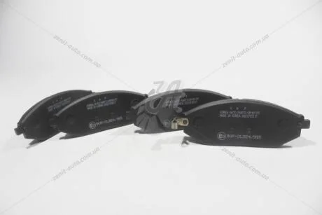 Колодки тормозные Spark (09-) перед (к-т 4 шт) (94564512) KG0700099E9 KAP-E9 KAP (KoreaAutoParts) 'KG0700099E9