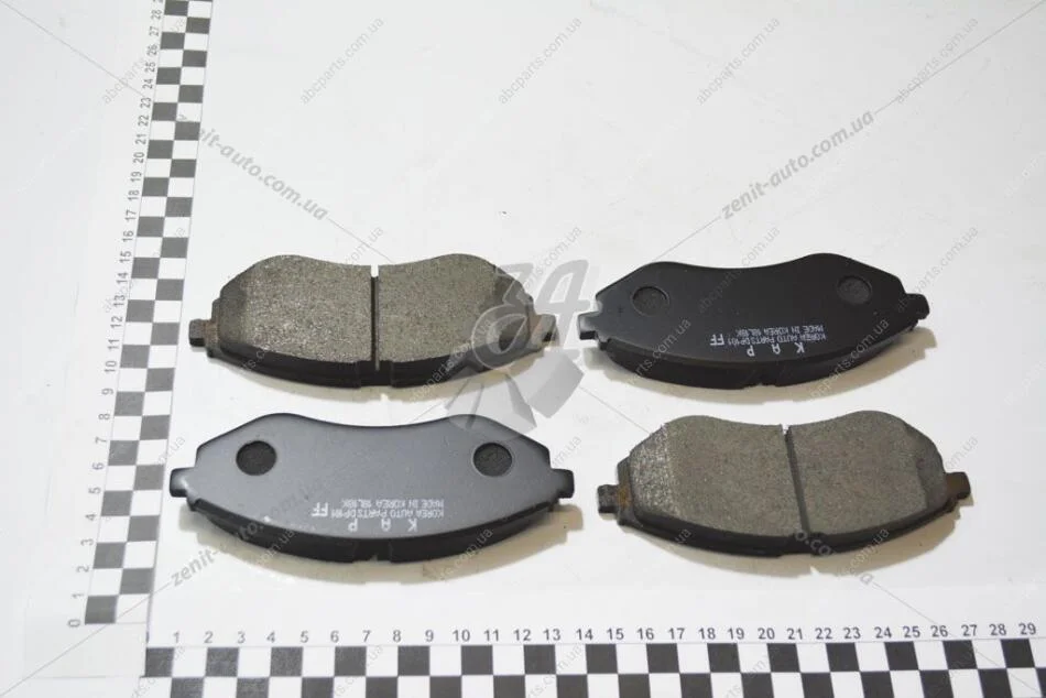 Колодки тормозные Авео перед (к-т 4шт) (94566892) KG0700100 KAP KAP (KoreaAutoParts) 'KG0700100 (фото 1)