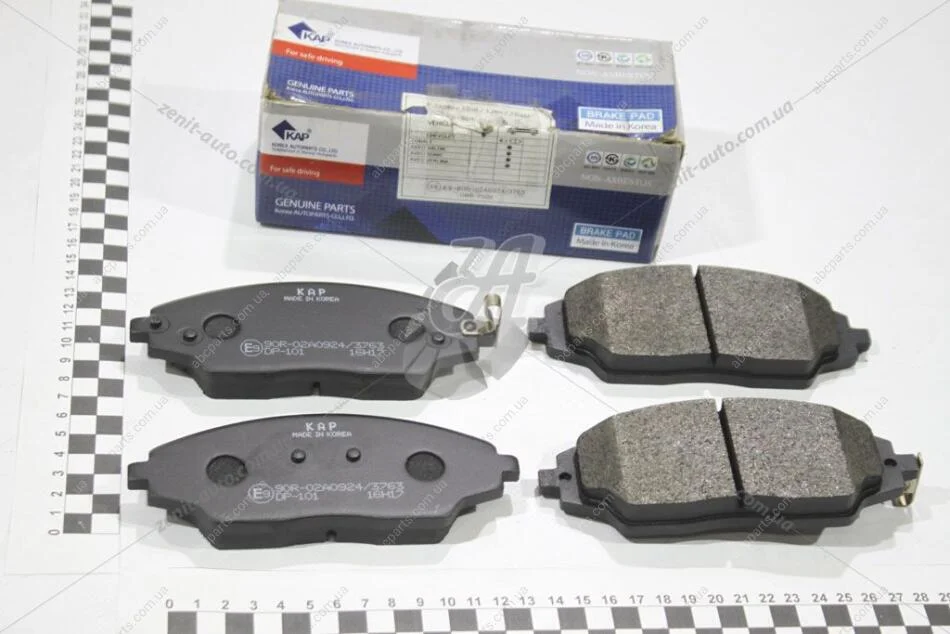 Колодки тормозные Авео Т300/R4 R14 перед (к-т 4 шт) (95231012) KG0700156E9 KAP-E9 KAP (KoreaAutoParts) 'KG0700156E9 (фото 1)