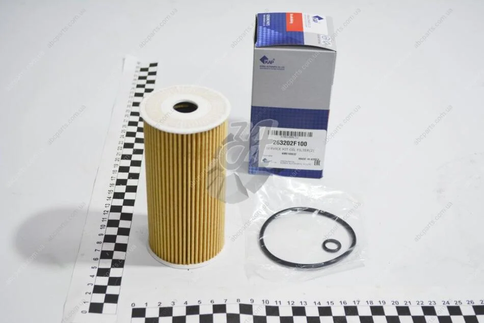 Фільтр масляний (вставка) (26320-2F100) KAP KAP (KoreaAutoParts) KM0100632 (фото 1)