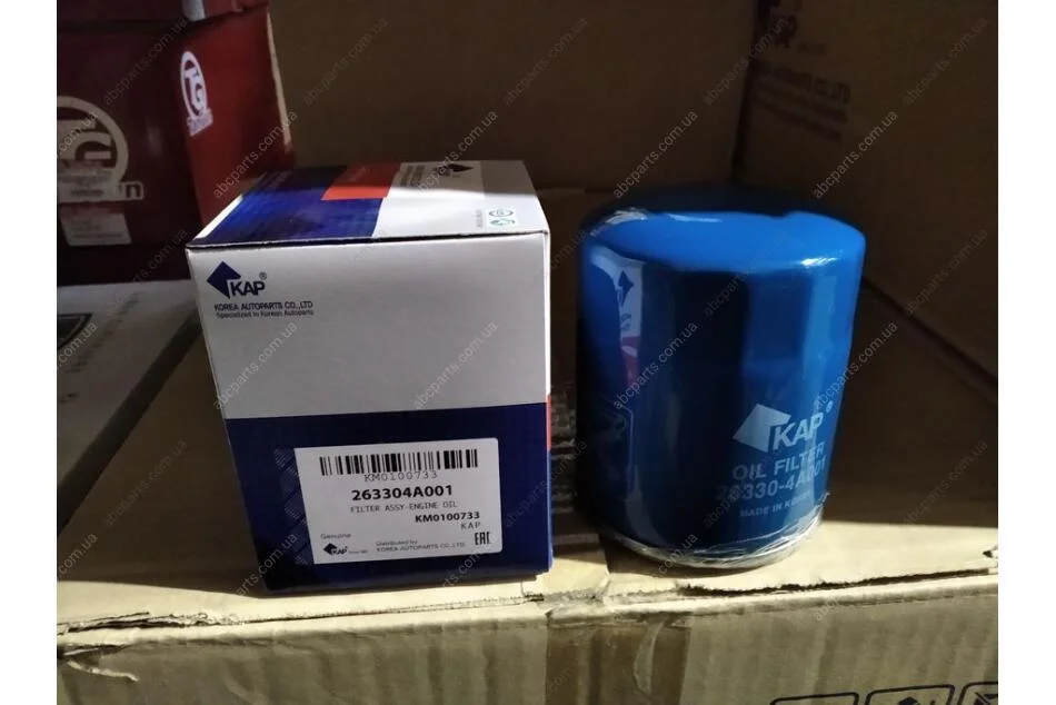 Фільтр масляний (26330-4A001) H-1, Starex (01-) KAP KAP (KoreaAutoParts) KM0100733 (фото 1)