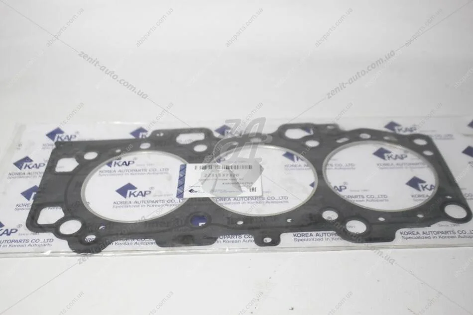 Прокладка ГБЦ прав Santa Fe (01-), Sportage (04-) (22311-37320) KAP KAP (KoreaAutoParts) KM0400142NA (фото 1)