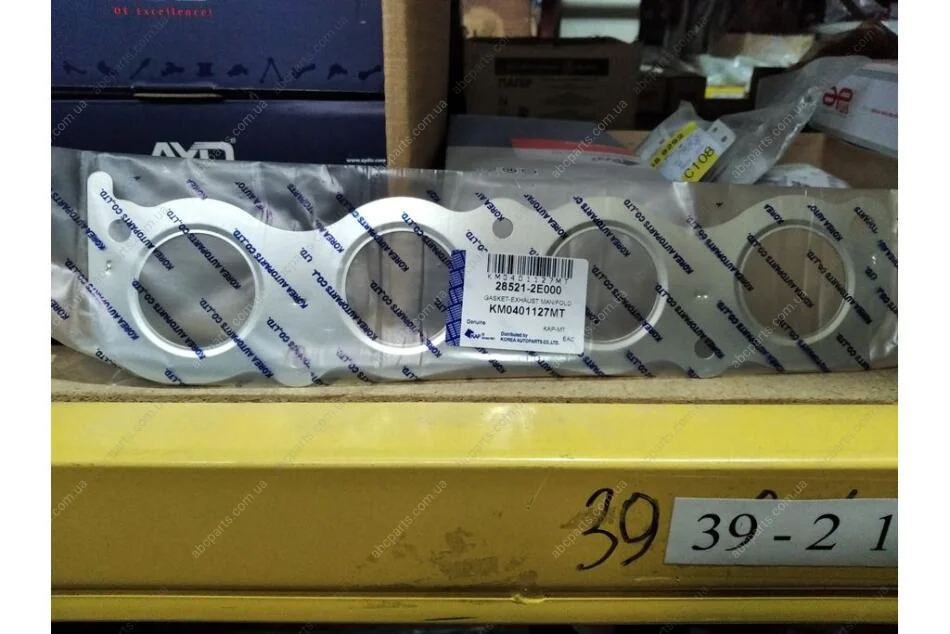 Прокладка колектора випуск 1.8, 2.0 (28521-2E000) Elantra (12-), Sonata (14-) KAP KAP (KoreaAutoParts) KM0401127MT (фото 1)