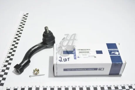 Накінечник кермовий прав (56820-3E900) Hyundai Grand Starex/Kia Sorento (02-) KAP KAP (KoreaAutoParts) KM0703034