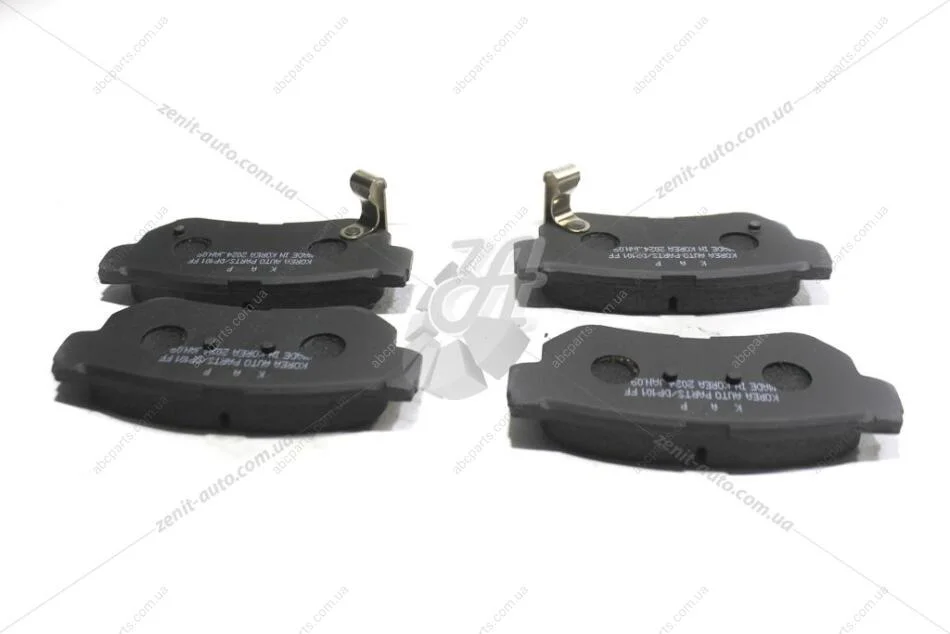 Колодки гальмівні задні дискові (58302-1CA00) Hyundai Accent/Kia Rio (05-) (KM0703385) KAP KAP (KoreaAutoParts) 'KM0703385 (фото 1)