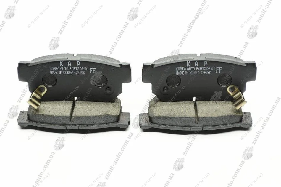 Колодки гальмівні (58302-1FA50) Kia Sportage (04-) зад KAP KAP (KoreaAutoParts) KM0703388 (фото 1)