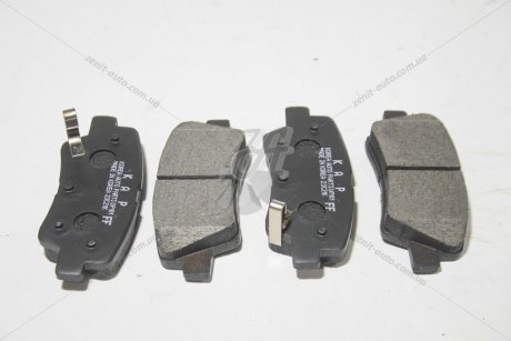 Колодки тормозные зад диск (58302-1RA30) Hyundai Accent/Kia Rio (11-) KAP KAP (KoreaAutoParts) KM0703394