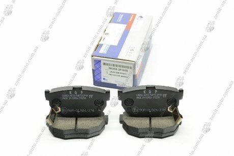 Колодки гальмівні задні 58302-2FA00 Kia Cerato (04-), Spectra (03-) E9 KAP KAP (KoreaAutoParts) KM0703408E9