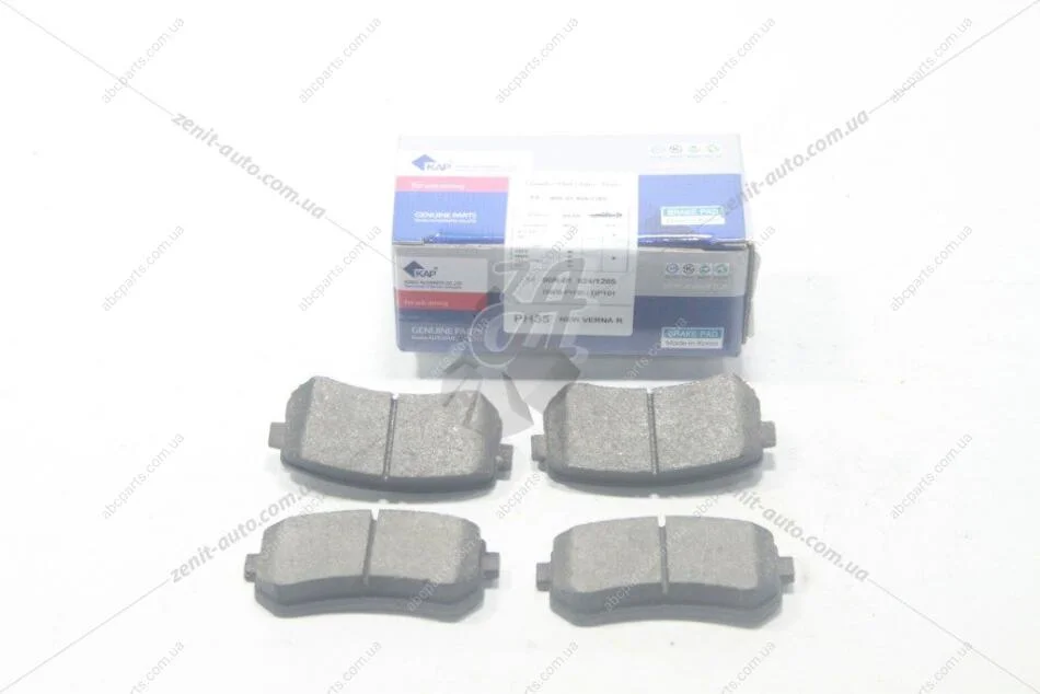 Колодки гальмівні зад Hyundai IX35, Tucson (13-) (KM0703424E9) KAP KAP (KoreaAutoParts) 'KM0703424E9 (фото 1)