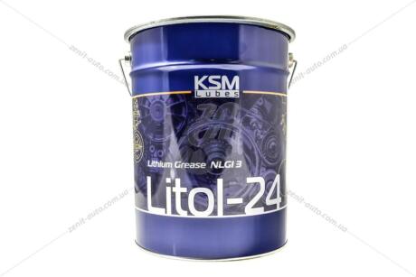 Смазка Литол-24М,17кг(ведро) KSM 'KSMLITOLM17KG