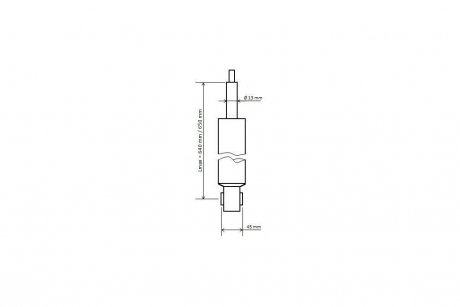 Амортизатор подвески зад. Excel-G (газ.масл.) Audi A3 (12-) / Skoda Octavia (12-) / VW Golf (12-) KYB 3448025