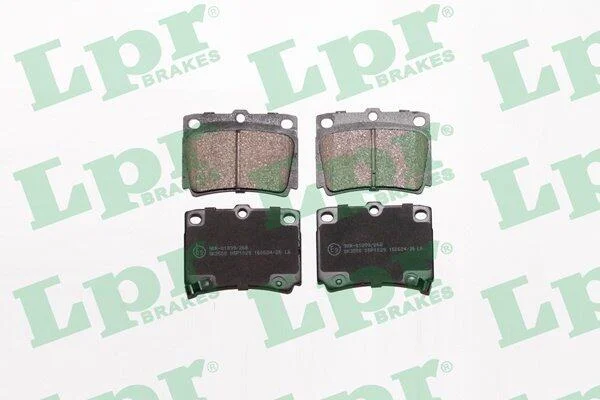 Колодки гальмівні дискові задні Mitsubishi Pajero Sport (I,II,III), Pajero (II,III) (05P1029) LPR '05P1029 (фото 1)