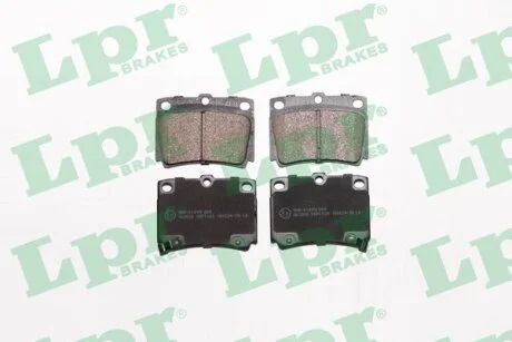 Колодки гальмівні дискові задні Mitsubishi Pajero Sport (I,II,III), Pajero (II,III) (05P1029) LPR '05P1029