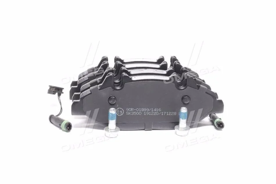 Колодки гальмівні дискові передні (+ болти, 2 датчики) MB Vito (W639) (05P1228) LPR '05P1228 (фото 1)
