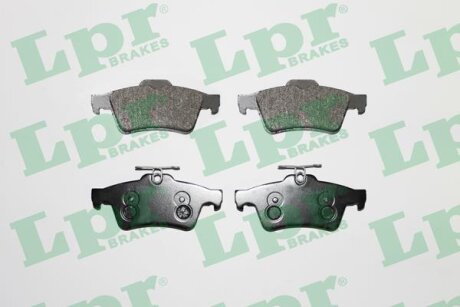 Колодки гальмівні дискові задні Ford Focus II, Transit (02-13, 15-)/ Mazda 3 (BK,BL)/ Opel Vectra C LPR '05P1236