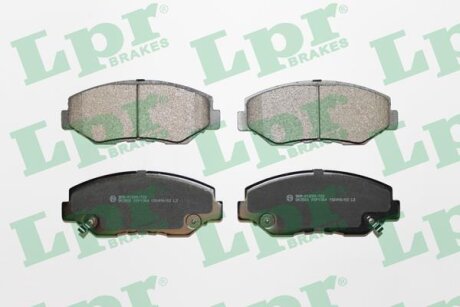 Колодки гальмівні дискові передні Honda Accord (VII,VIII) Civic X, CR-V (II,IV,V), Pilot (02-08) LPR '05P1364
