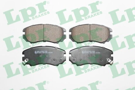 Колодки гальмівні дискові передні Hyundai Elantra (III,IV), Tucson (04-)/ Kia Sportage II LPR '05P1369