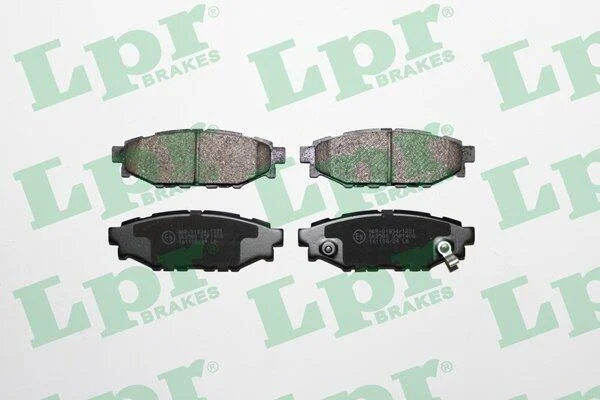 Колодки гальмівні дискові задні Subaru Forester (07-), Legacy (IV,V), Outback (03-) (05P1408) LPR '05P1408 (фото 1)