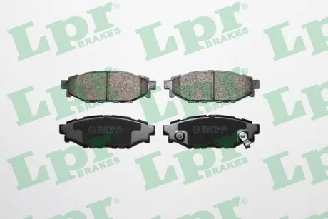 Колодки гальмівні дискові задні Subaru Forester (07-), Legacy (IV,V), Outback (03-) (05P1408) LPR '05P1408