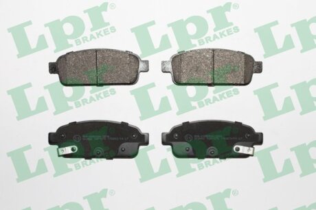 Колодки гальмівні дискові задні Chevrolet Cruze (09-)/ Opel Astra J, Zafira C LPR '05P1575