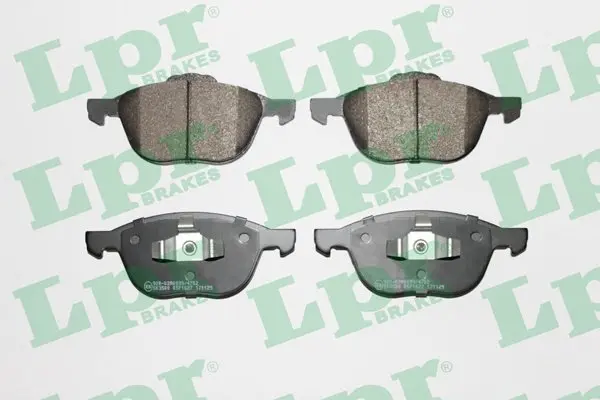 Колодки гальмівні дискові передні Ford Focus III, Kuga I (05P1627) LPR '05P1627 (фото 1)