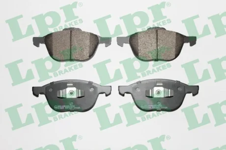 Колодки гальмівні дискові передні Ford Focus III, Kuga I (05P1627) LPR '05P1627