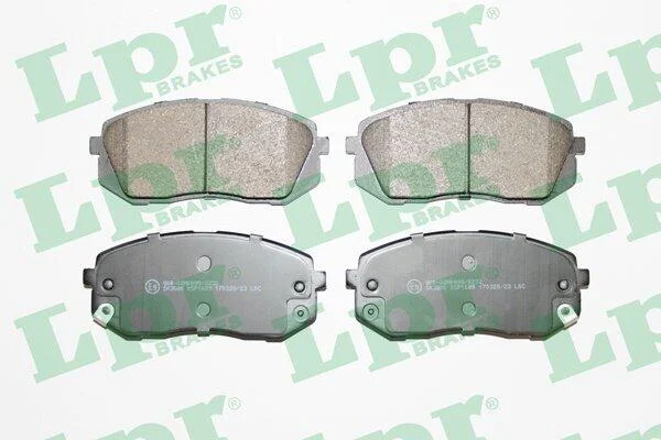 Колодки гальмівні дискові передні Hyundai i40 I, ix35 (09-), Sonata (VI,VII)/ Kia Optima (15-), Sportage III (05P1689) LPR '05P1689 (фото 1)