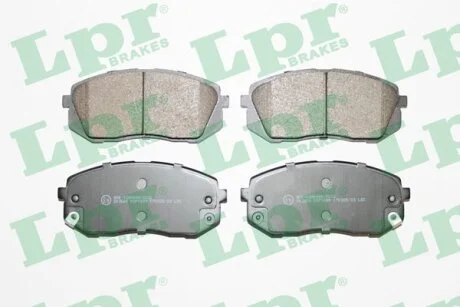 Колодки гальмівні дискові передні Hyundai i40 I, ix35 (09-), Sonata (VI,VII)/ Kia Optima (15-), Sportage III (05P1689) LPR '05P1689