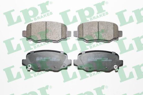Колодки гальмівні дискові задні Jeep Cherokee (13-) LPR '05P1955