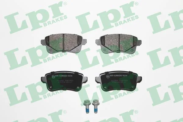 Колодки гальмівні дискові задні (+ болти) Renault Megane IV, Scenic (III,IV) (05P1979) LPR '05P1979 (фото 1)