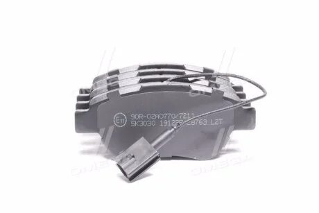 Колодки гальмівні дискові передні (+ датчик) Fiat Idea (03-), Stilo (01-06) (05P763) LPR '05P763