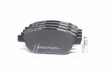 Колодки гальмівні дискові передні (+ болти) Fiat Doblo (05-)/ Peugeot 207, 307 LPR '05P807