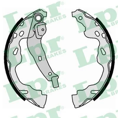 Колодки гальмівні барабанні Geely MK (05-)/ Suzuki Swift III/ Toyota Yaris (99-05) LPR '08660 (фото 1)