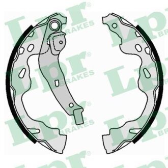Колодки гальмівні барабанні Geely MK (05-)/ Suzuki Swift III/ Toyota Yaris (99-05) LPR '08660