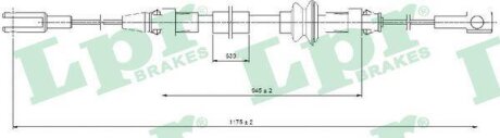 Трос ручника Opel Movano A/ Renault Master II (L=1175/945mm) LPR 'C0368B