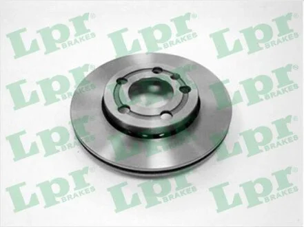 Диск гальмівний передній (кратно 2) Skoda Fabia (I,II)/ VW Polo IV (D=239mm) (V2007V) LPR 'V2007V