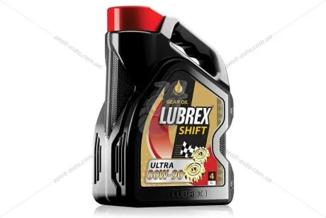 Масло трансмисс. 80W-90 SHIFT ULTRA API GL-5, 4л. мин. LUBREX 1323738/004