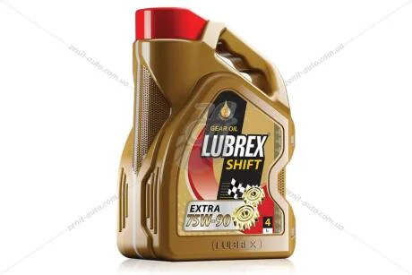 Олива трансміс. 75W-90 SHIFT EXTRA API GL-4, 4л. синт. LUBREX 1323837/004