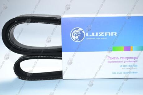 Яяя_я(удалено)_Ремень генератора 2123 (ручейковый) (L=1888) LUZAR LB 0123