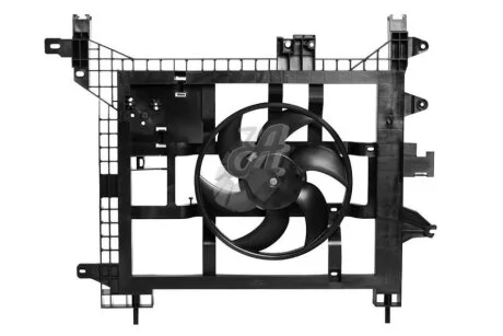 Електровентилятор охолодження з кожухом Duster 1.5/1.6/2.0 (10-) AC- Luzar LUZAR LFK 0950