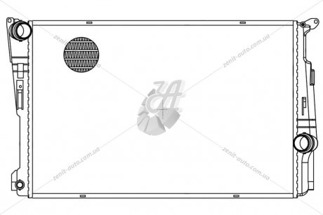 Радиатор охлаждения BMW X3 (F25) (10-) АКПП LUZAR LRc 26181