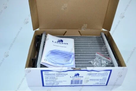 Радиатор отопителя 2101-07/2121-213 COMFORT (узкий) алюм (паяный) Luzar LUZAR LRh 0101b