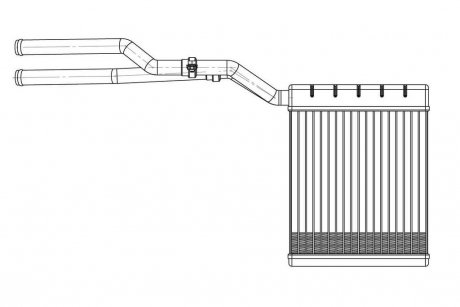 Радиатор отопителя Ford Mondeo (07-) LUZAR LRh 1041