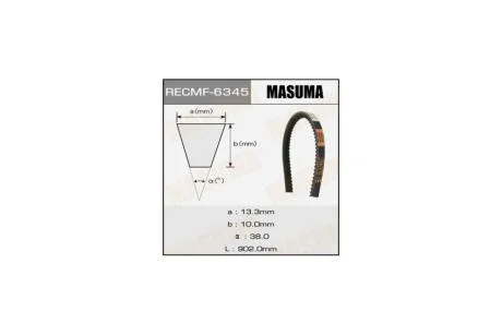 Ремінь клиновий MASUMA 6345
