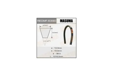 Ремінь клиновий MASUMA 6390
